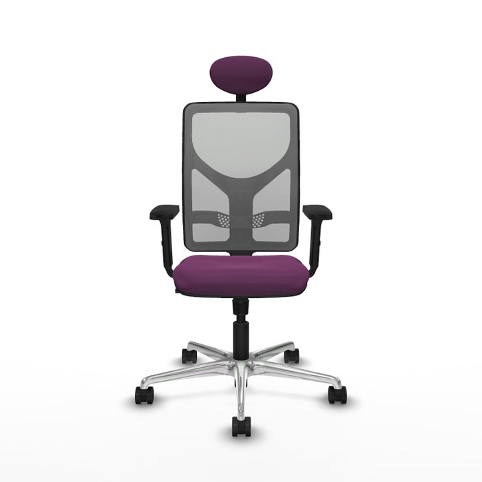 PIQUERAS Y CRESPO Silla de oficina Motilla Morada con mecanismo Sincro