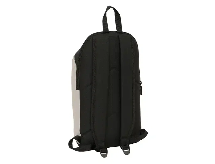 Safta Mochila safta mini con cremallera vertical Kappa grey 390x220x100 mm