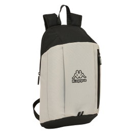 Safta Mini Mochila con Cremallera Vertical Kappa Grey