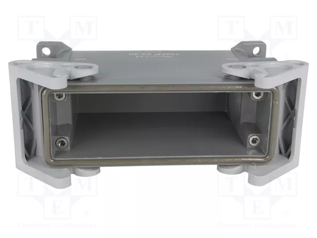 ILME Carcasa para conectores HDC tamaño 104.27 con pestillo doble ILME Carcasa para conectores HDC tamaño 104.27 con pestillo doble