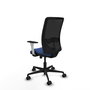 PIQUERAS Y CRESPO Silla de oficina Zulema con mecanismo Sincro/Traslack Azul marino y Negro