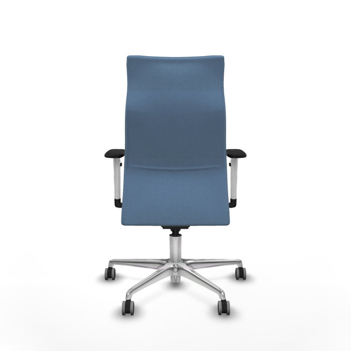 PIQUERAS Y CRESPO Sillón Albacete con Mecanismo Sincro, Tela Azul Cielo y Base de Aluminio PIQUERAS Y CRESPO Sillón Albacete con Mecanismo Sincro, Tela Azul Cielo y Base de Aluminio