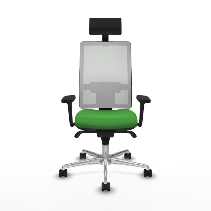 PIQUERAS Y CRESPO Silla de oficina Horna con mecanismo Sincro, Verde y Blanco PIQUERAS Y CRESPO Silla de oficina Horna con mecanismo Sincro, Verde y Blanco