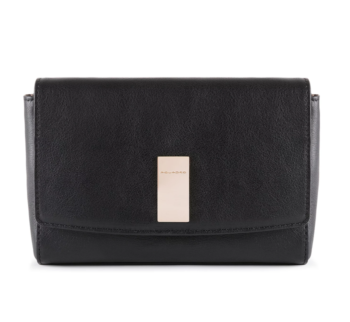 Dafne, Bolso de cuero, Sistema RFID, Negro, 19 cm Dafne, Bolso de cuero, Sistema RFID, Negro, 19 cm