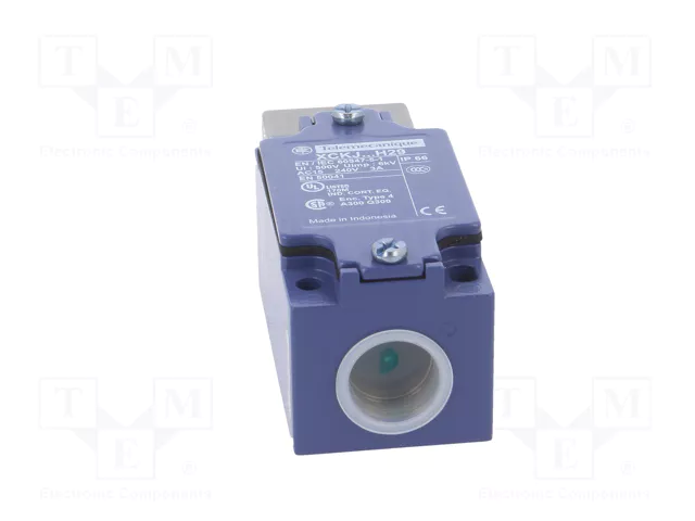 TELEMECANIQUE SENSORS Interruptor de fin de carrera con roldana metálica Ø12mm NO + NC