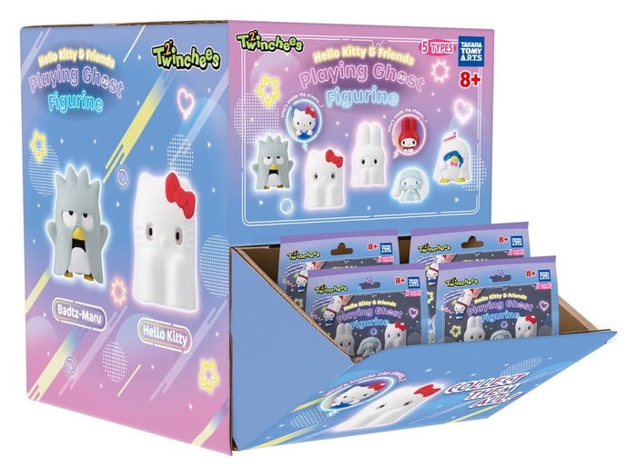 Takara Tomy Sanrio Minifiguras Twinchees Hello Kitty & Friends Playing Ghost 5 cm Blind Pack Expositor (24)