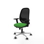 PIQUERAS Y CRESPO Silla de oficina Cilanco Verde y Negro con mecanismo Sincro/Traslack