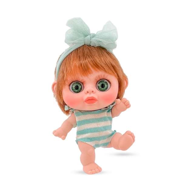 Berjuan Baby Biggers rayas verde ref 24107-24 14 cm juguete para niños a partir de 3 años