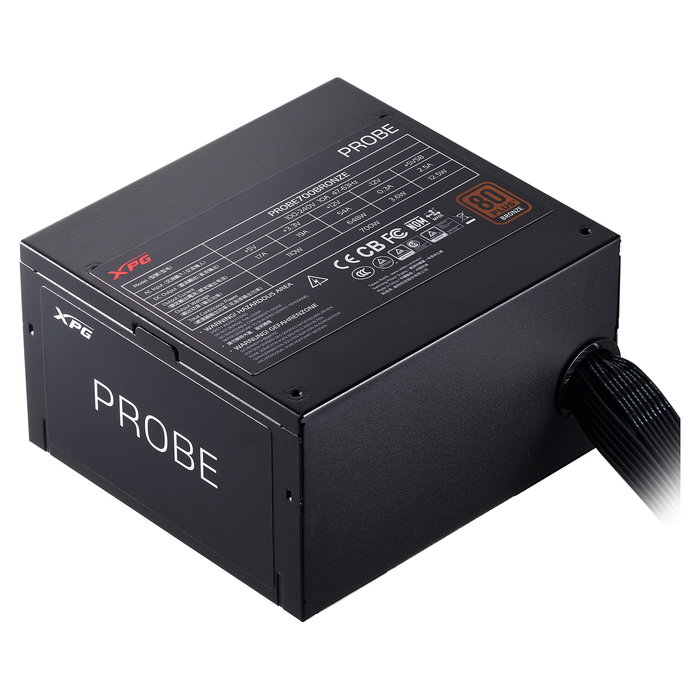 ADATA Fuente de Alimentación XPG Probe 700W ATX 2.52 80 Plus Bronze No Modular ADATA Fuente de Alimentación XPG Probe 700W ATX 2.52 80 Plus Bronze No Modular