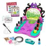 Monster High Estudio de Uñas Glam Ghoulish con Accesorios, Esmaltes de Cambio de Color, Pegatinas y Purpurina