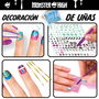 Monster High Estudio de Uñas Glam Ghoulish con Accesorios, Esmaltes de Cambio de Color, Pegatinas y Purpurina