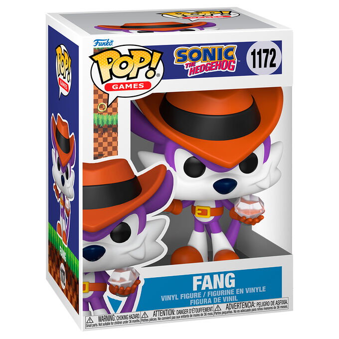 Funko Figura POP Sonic The Hedgehog Fang the Hunter Figura Vinilo en Caja Regalo