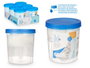 Arte Regal Absorbe Humedad Redondo 12 cm x 14 cm x 12 cm Azul Transparente Plastico (Set de 12)