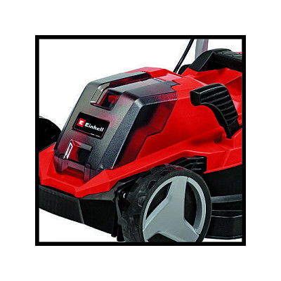 Einhell GE-CM 18/33 Li Cortacésped de Batería 18V, Ancho de Corte 33 cm para hasta 200 m², con Batería de 4.0 Ah (Ión-Litio), Color Negro/Rojo Einhell GE-CM 18/33 Li Cortacésped de Batería 18V, Ancho de Corte 33 cm para hasta 200 m², con Batería de 4.0 Ah (Ión-Litio), Color Negro/Rojo