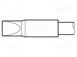 JBC TOOLS Punta de soldadura tipo destornillador prolongado 4,8x1,5mm