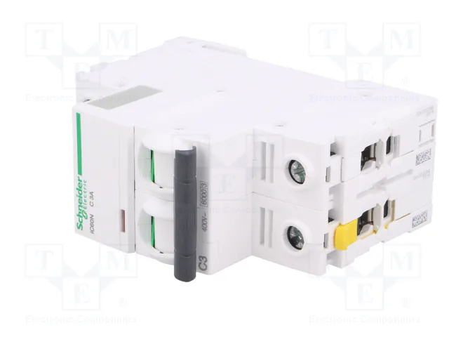 SCHNEIDER ELECTRIC Interruptor magnetotérmico iC60N 2 polos 3A C