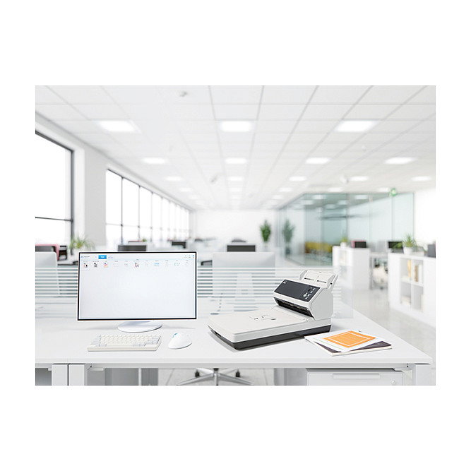 Fujitsu fi-8250 Escáner de Documentos con Platen, 50 ppm, Duplex, USB 3.2, LAN