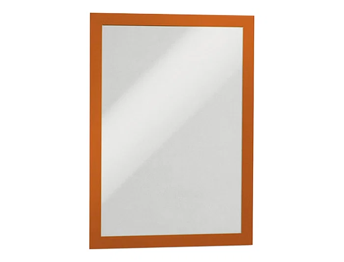 Durable Marco Porta Anuncios Magnético Adhesivo DIN A4 Naranja Pack 2 Unidades Durable Marco Porta Anuncios Magnético Adhesivo DIN A4 Naranja Pack 2 Unidades