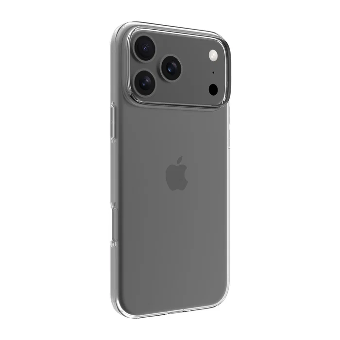 Dbramante1928 Funda para iPhone 17 Pro Max Transparente, Carcasa de Plástico con Carga Inalámbrica, Resistente a Golpes y Rayones