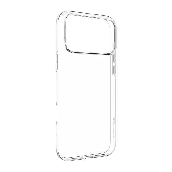 Dbramante1928 Funda para iPhone 17 Pro Max Transparente, Carcasa de Plástico con Carga Inalámbrica, Resistente a Golpes y Rayones