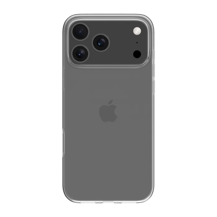 Dbramante1928 Funda para iPhone 17 Pro Max Transparente, Carcasa de Plástico con Carga Inalámbrica, Resistente a Golpes y Rayones