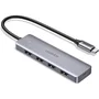 UGREEN Concentrador USB-C 9 en 1 con Puerto HDMI, VGA, RJ45, Ranuras SD/TF y USB-C para Ordenador - Negro