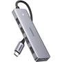 UGREEN Concentrador USB-C 9 en 1 con Puerto HDMI, VGA, RJ45, Ranuras SD/TF y USB-C para Ordenador - Negro