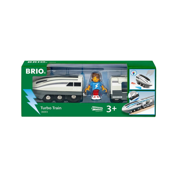 Brio World Locomotora de tren eléctrico con baterías súper rápidas Brio World Locomotora de tren eléctrico con baterías súper rápidas