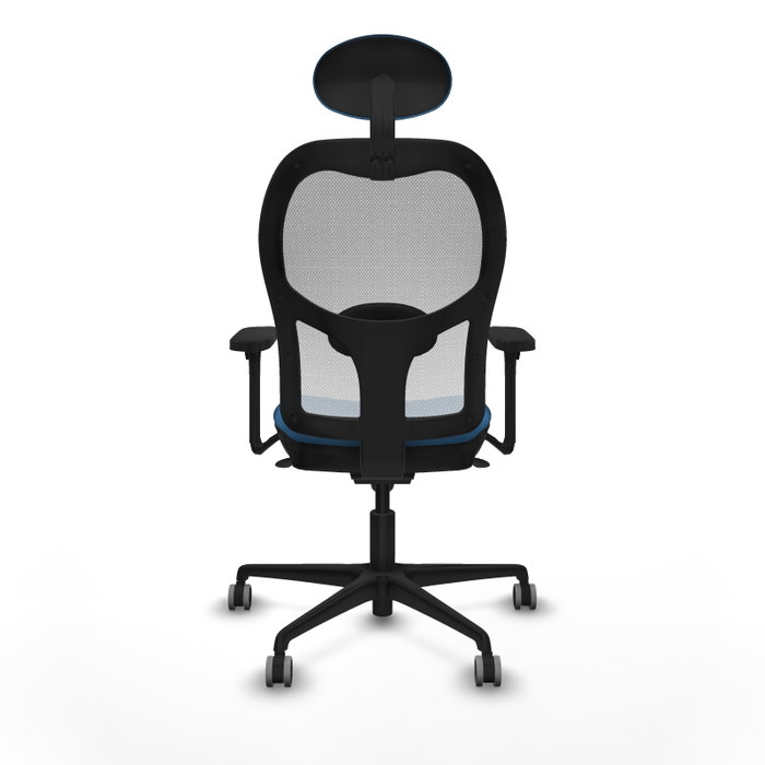 PIQUERAS Y CRESPO Silla de oficina Jorquera con mecanismo Sincro, Azul claro y Blanco PIQUERAS Y CRESPO Silla de oficina Jorquera con mecanismo Sincro, Azul claro y Blanco