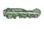 DKD Home Decor Set de 3 Accesorios de Pelo Mostaza y Verde