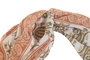 DKD Home Decor Set de 3 Accesorios de Pelo Mostaza y Verde