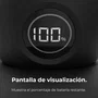 Cecotec Bamba PrecisionCare Skull Afeitadora Eléctrica 7 Cuchillas Inoxidable Negro Recargable 60 Min Pantalla Batería con Base Cargador 04443