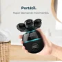 Cecotec Bamba PrecisionCare Skull Afeitadora Eléctrica 7 Cuchillas Inoxidable Negro Recargable 60 Min Pantalla Batería con Base Cargador 04443
