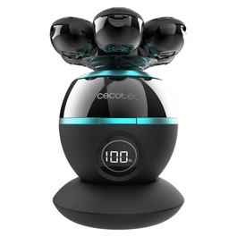 CECOTEC Bamba PrecisionCare Skull - Cortapelos de Precisión Recargable para Barba y Cara, 60 Min de Autonomía, Color Negro