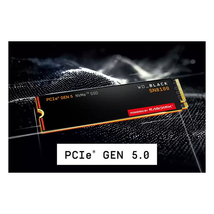 WD Black SN8100 NVMe SSD M.2 2280 8TB PCI Express 5.0 WD Black SN8100 NVMe SSD M.2 2280 8TB PCI Express 5.0