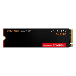 WD Black SN8100 NVMe SSD M.2 2280 8TB PCI Express 5.0