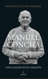 ALMUZARA EDITORIAL, Manuel Concha, con la mano en el corazón
