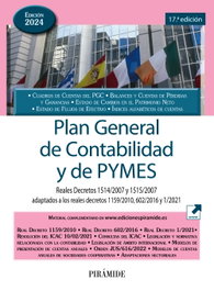 PIRAMIDE, Plan General de Contabilidad y de PYMES - Ediciones Pirámide