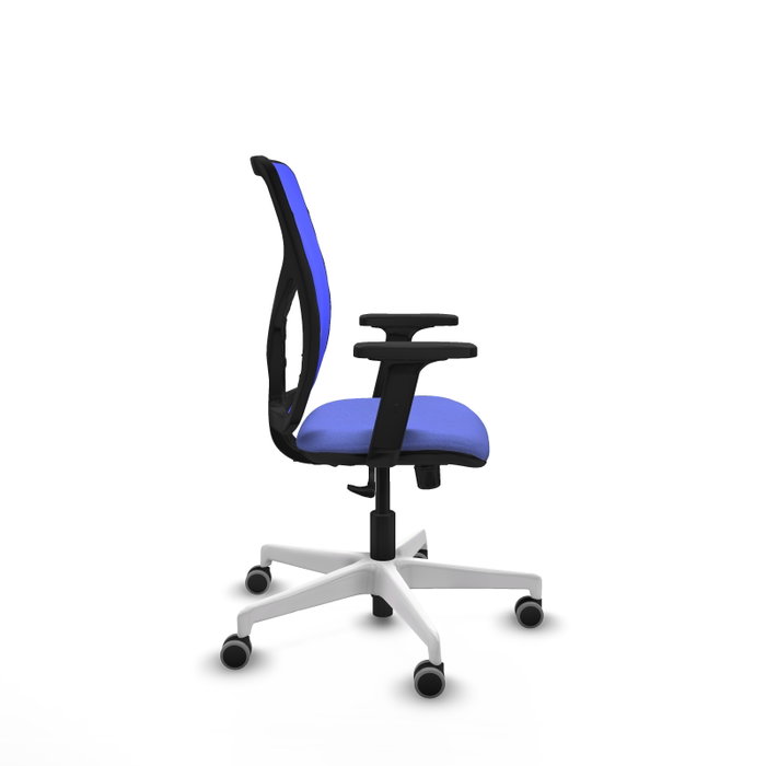 PIQUERAS Y CRESPO Silla de oficina Motilla con mecanismo Sincro, Azul