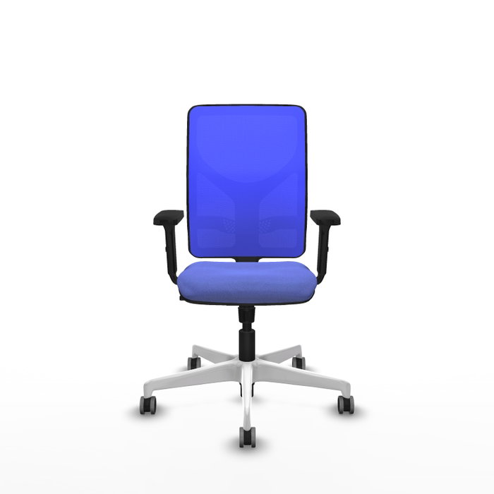 PIQUERAS Y CRESPO Silla de oficina Motilla con mecanismo Sincro, Azul