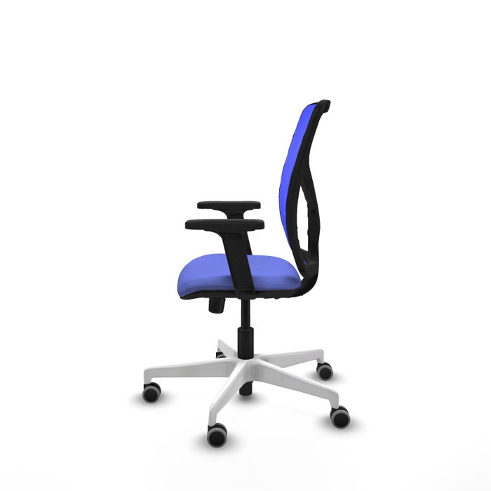 PIQUERAS Y CRESPO Silla de oficina Motilla con mecanismo Sincro, Azul