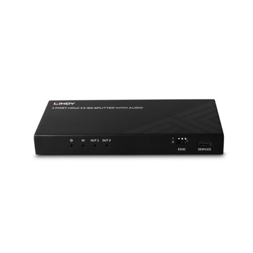 Lindy 38534 Divisor de Video HDMI 2x HDMI 8K60 con Audio