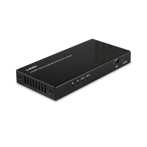 Lindy 38534 Divisor de Video HDMI 2x HDMI 8K60 con Audio
