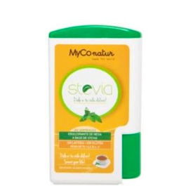 MYCONATUR Stevia 300 Comp. Edulcorante de Mesa Natural Apto para Diabéticos Veganos Vegetarianos