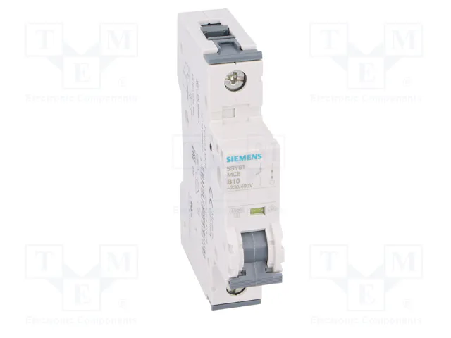 SIEMENS 5SY6110-6 Interruptor magnetotérmico 1 polo 10A 6kA