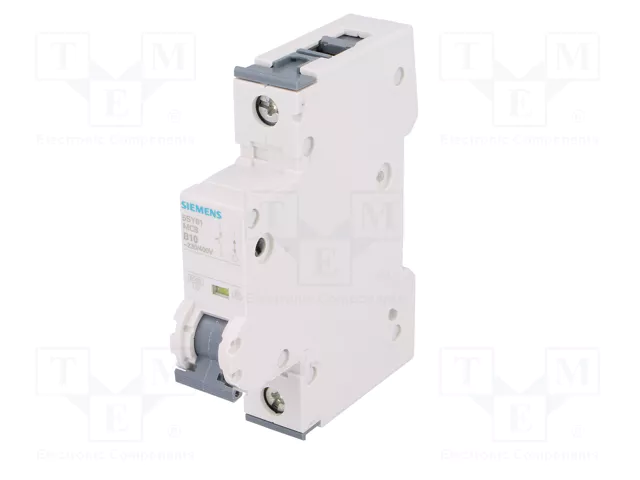 SIEMENS 5SY6110-6 Interruptor magnetotérmico 1 polo 10A 6kA