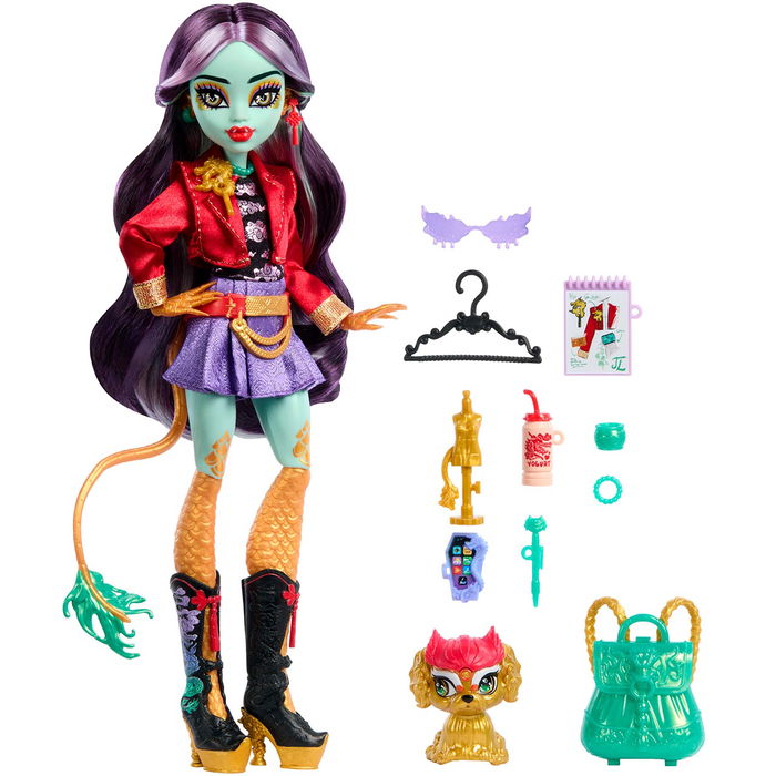Monster High Muñeca Jinafire Long Hyv58 Mattel Juguete