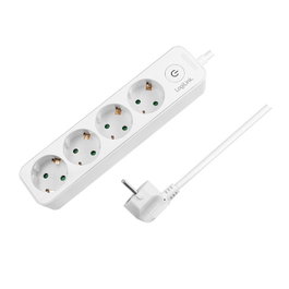 LogiLink LPS245 Regleta de 4 salidas con cable de 1,5 m