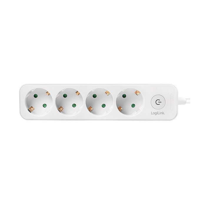 LogiLink LPS245 Regleta de enchufes 4 salidas, 1,5 m, Blanco LogiLink LPS245 Regleta de enchufes 4 salidas, 1,5 m, Blanco