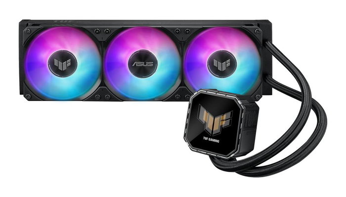 ASUS TUF Gaming LC III 360 ARGB LCD - Kit de Refrigeración Líquida AIO con Pantalla LCD y Radiador de 360 mm, 3 Ventiladores ARGB, Compatible con Intel y AMD